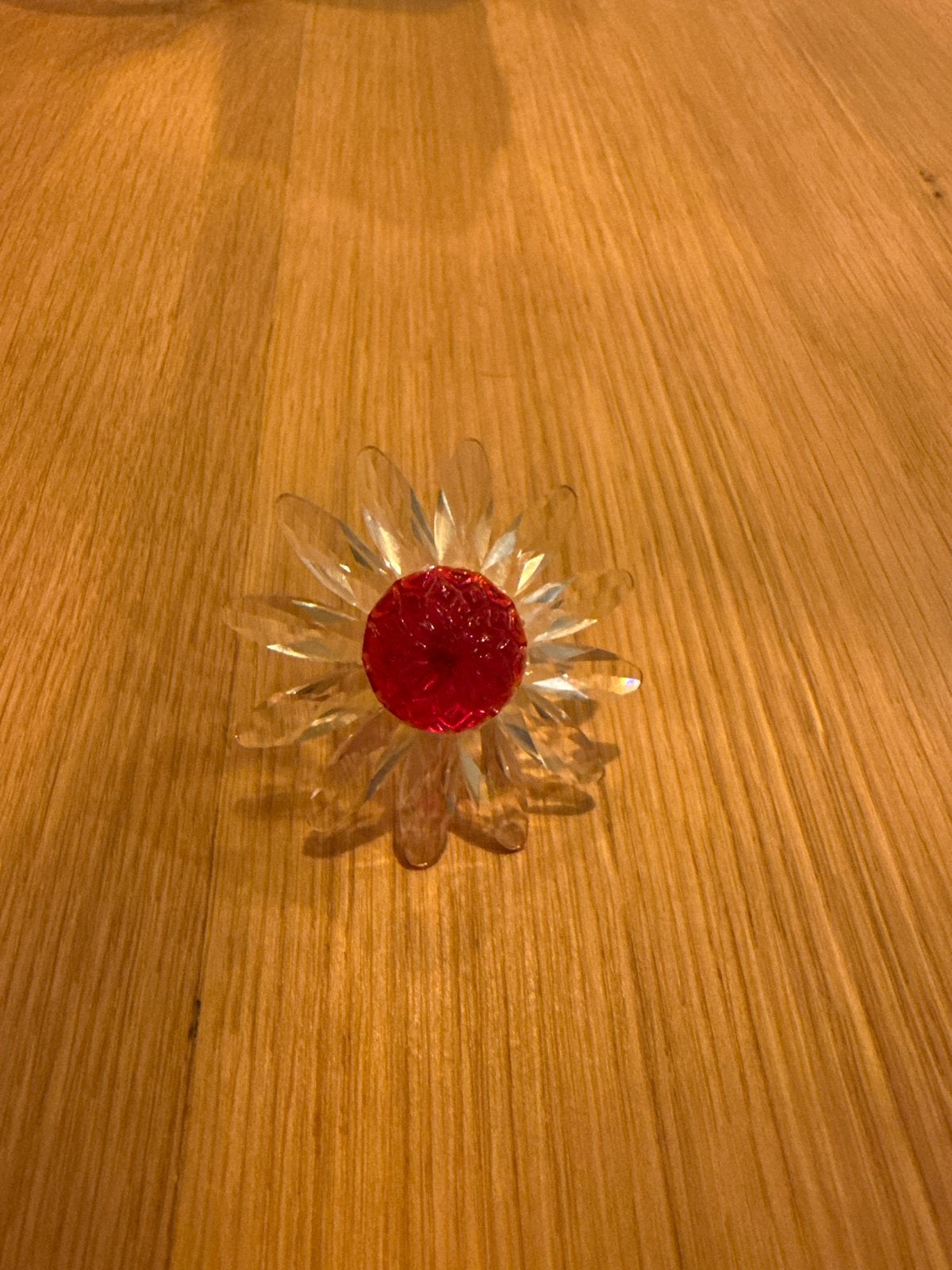 Swarovski SCS Jaarstuk 1999/2000 - Kristallen Bloem, Ophalen of Verzenden, Zo goed als nieuw, Figuurtje