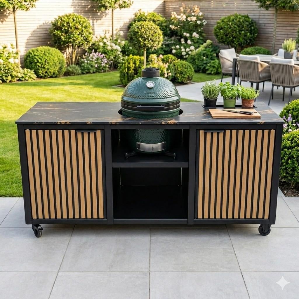 Buitenkeuken A kwaliteit RVS en composiet, Tuin en Terras, Onbekend, Nieuw, Ophalen of Verzenden, Gas