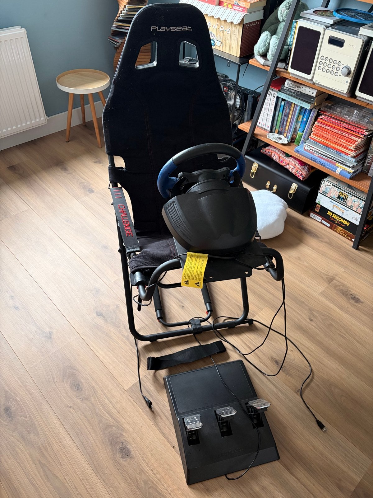 Playseat Challenge met Thrustmaster T150 stuur en pedalen, Ophalen, Gebruikt, Playseat of Racestoel, PlayStation 4