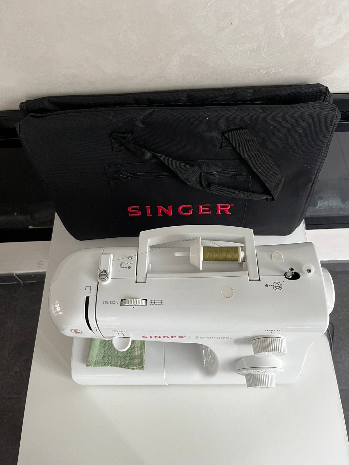 Singer naaimachine met tas, Ophalen of Verzenden, Zo goed als nieuw