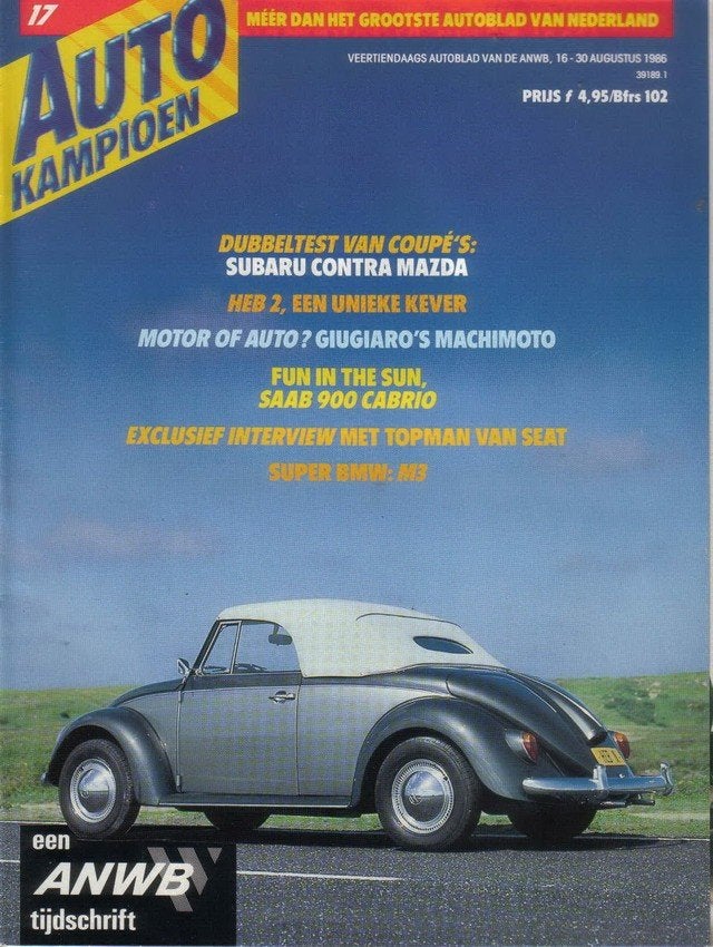Autokampioen 17 1986 : Saab 900 Cabrio - BMW M3 - Mazda 626, Ophalen of Verzenden, Gelezen, Algemeen