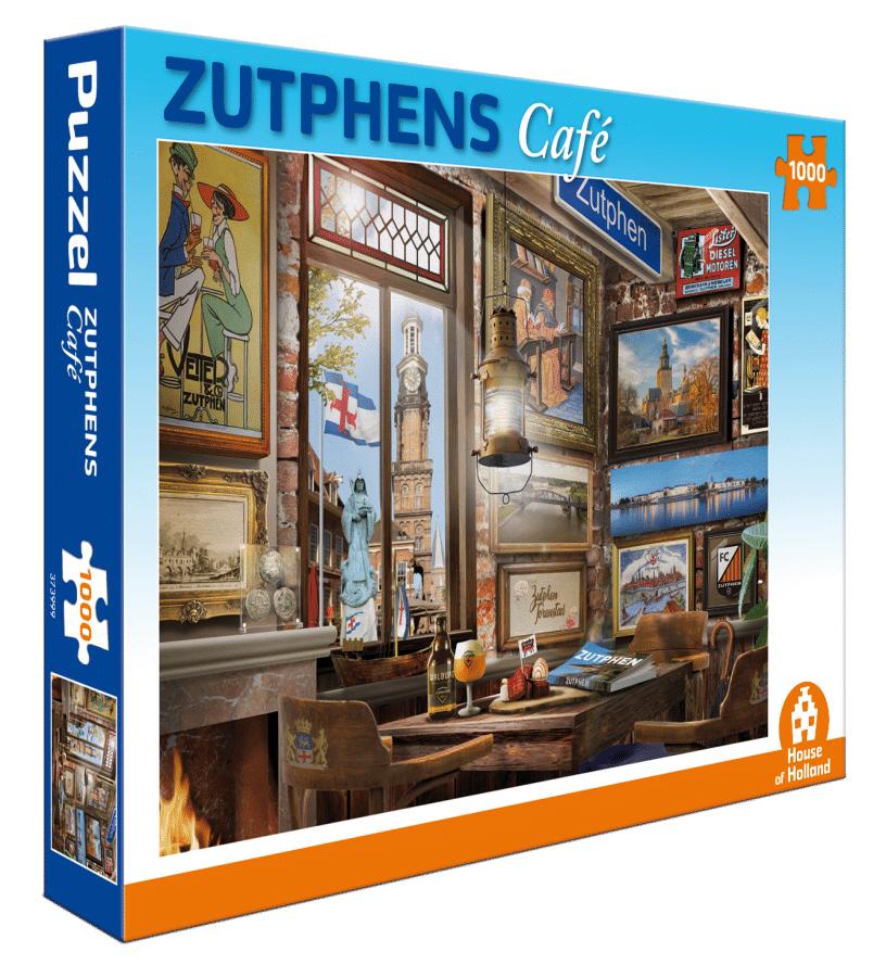 legpuzzel 1000 nieuw Cafe serie - Zutphens Cafe., Ophalen of Verzenden, 500 t/m 1500 stukjes, Nieuw, Legpuzzel