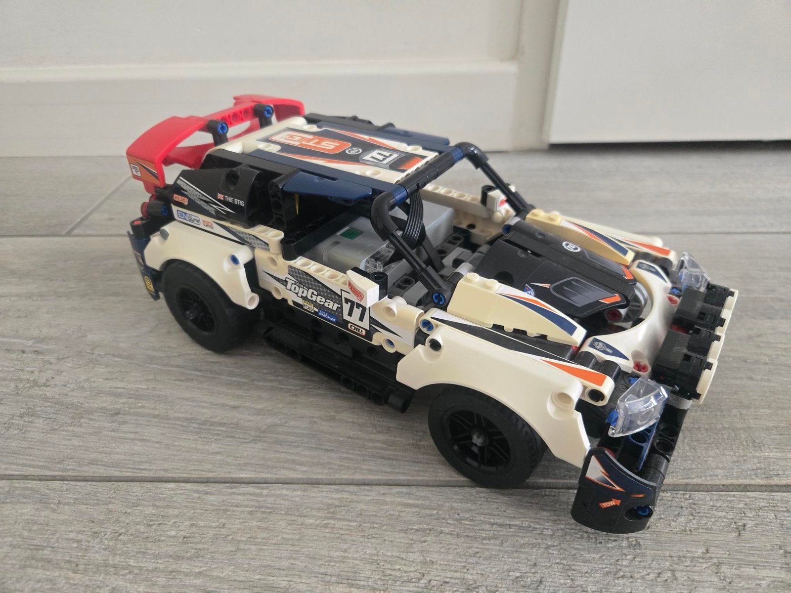 LEGO Technic Top Gear Rally Auto (42109), Gebruikt, Lego, Ophalen of Verzenden, Complete set