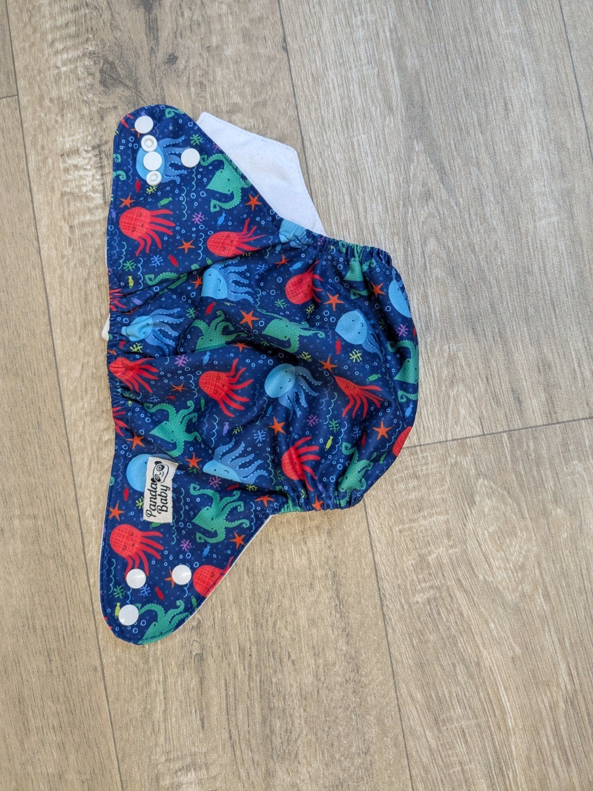 Wasbare zwemluier met octopus print, Kinderen en Baby's, Gebruikt, Jongetje of Meisje, One size, Ophalen of Verzenden