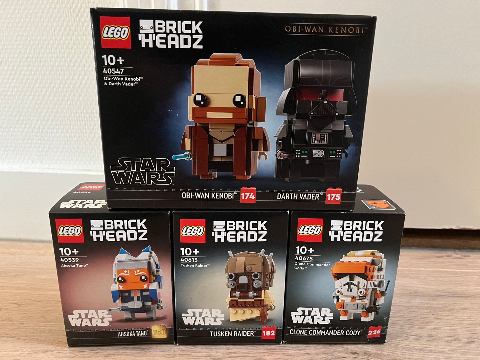 Lego star wars brickheadz 40539, 40547, 40615, 40675 nieuw, Kinderen en Baby's, Lego, Nieuw, Ophalen of Verzenden, Complete set