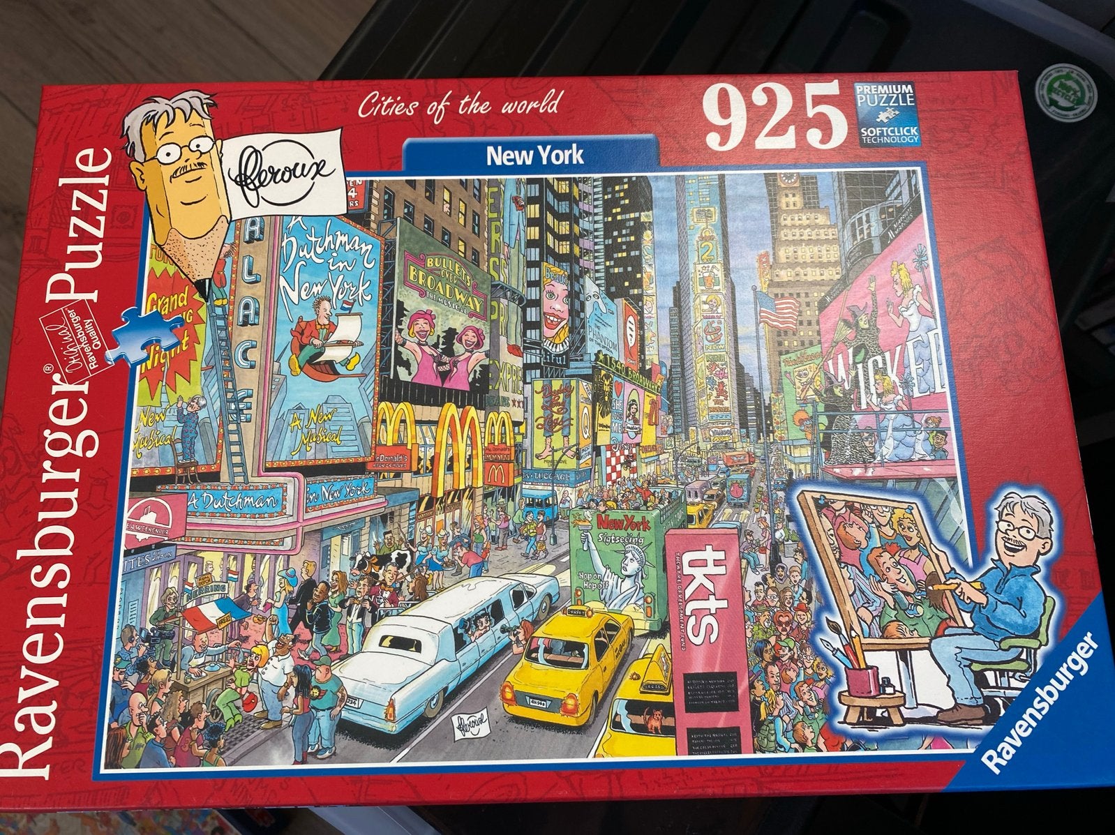 Ravensburger Legpuzzel New York 925 stukjes, Ophalen of Verzenden, 500 t/m 1500 stukjes, Gebruikt, Legpuzzel