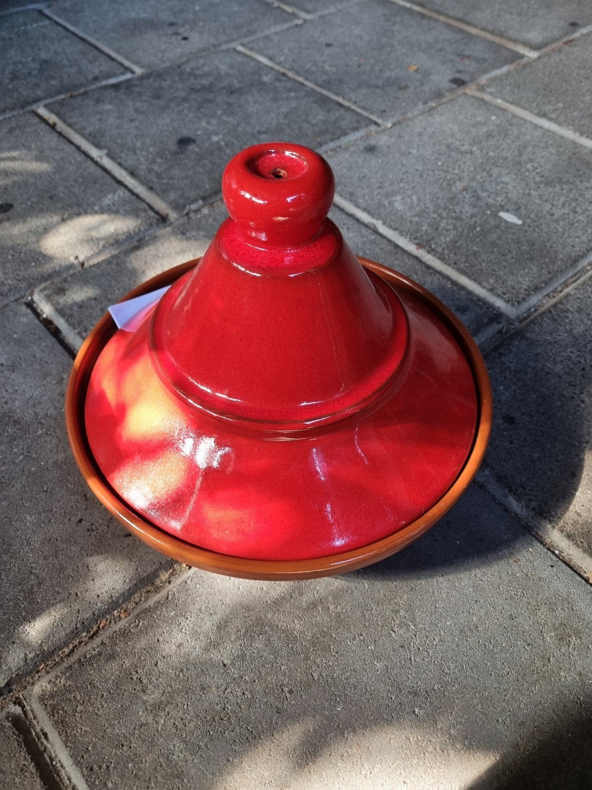 Nieuwe Tajine - Rood/Bruin - Ongebruikt, Ophalen, Overige typen, Nieuw, Steen/keramiek