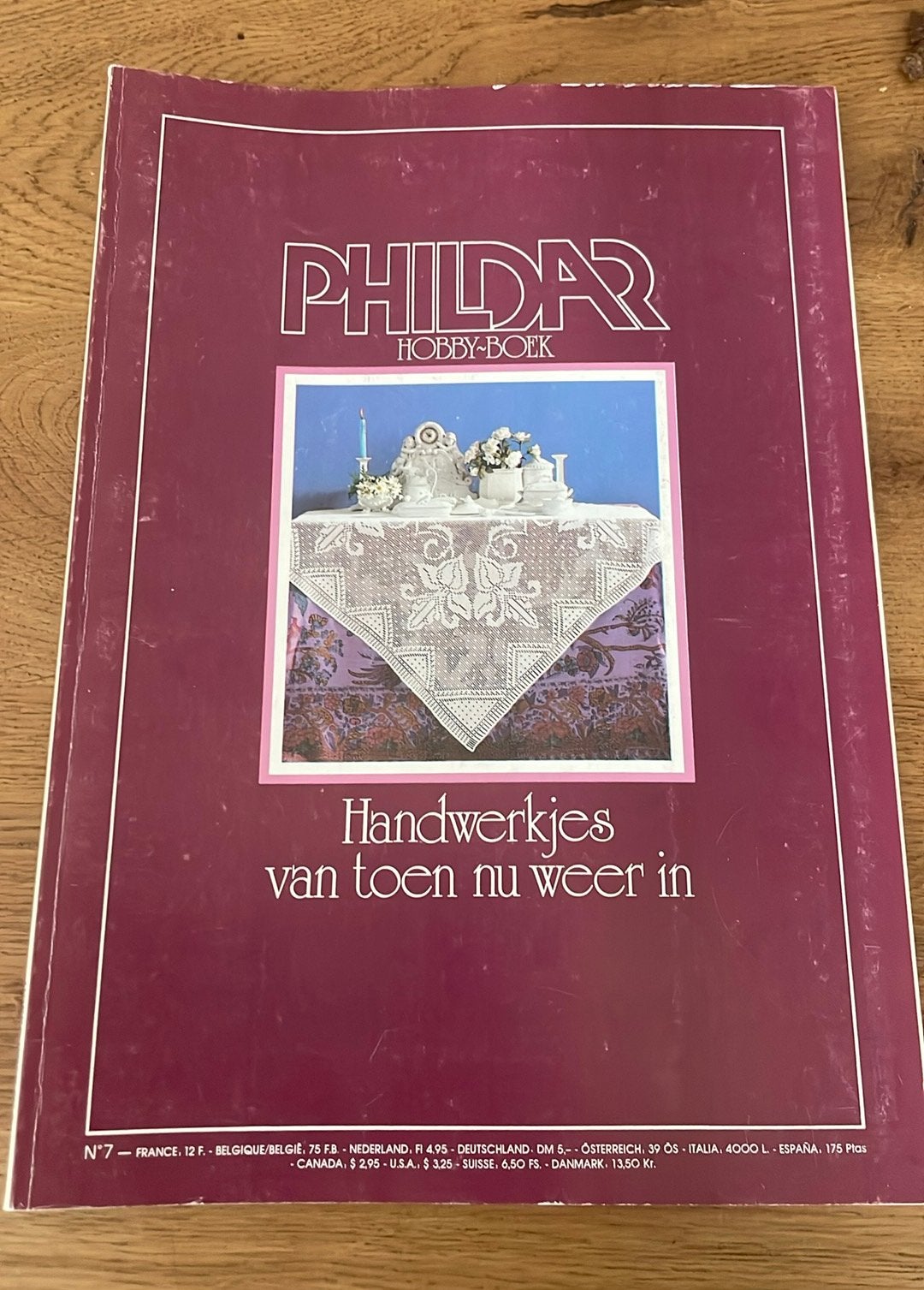 Phildar hobby-boek nr. 7-, Ophalen of Verzenden, Haken, Patroon of Boek