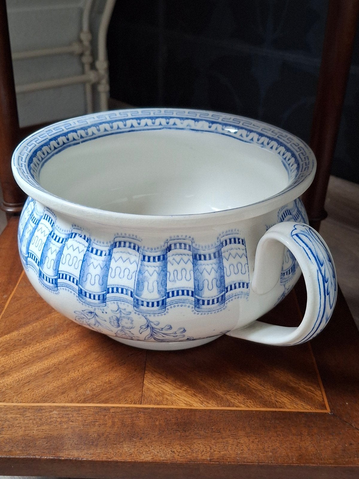 Vintage nachtspiegel po Petrus Regout, Ophalen of Verzenden