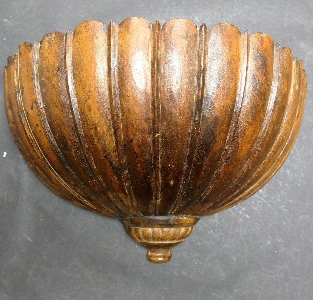 Wand decoratie uit India hout lamp bak Azie Oosters kunst
