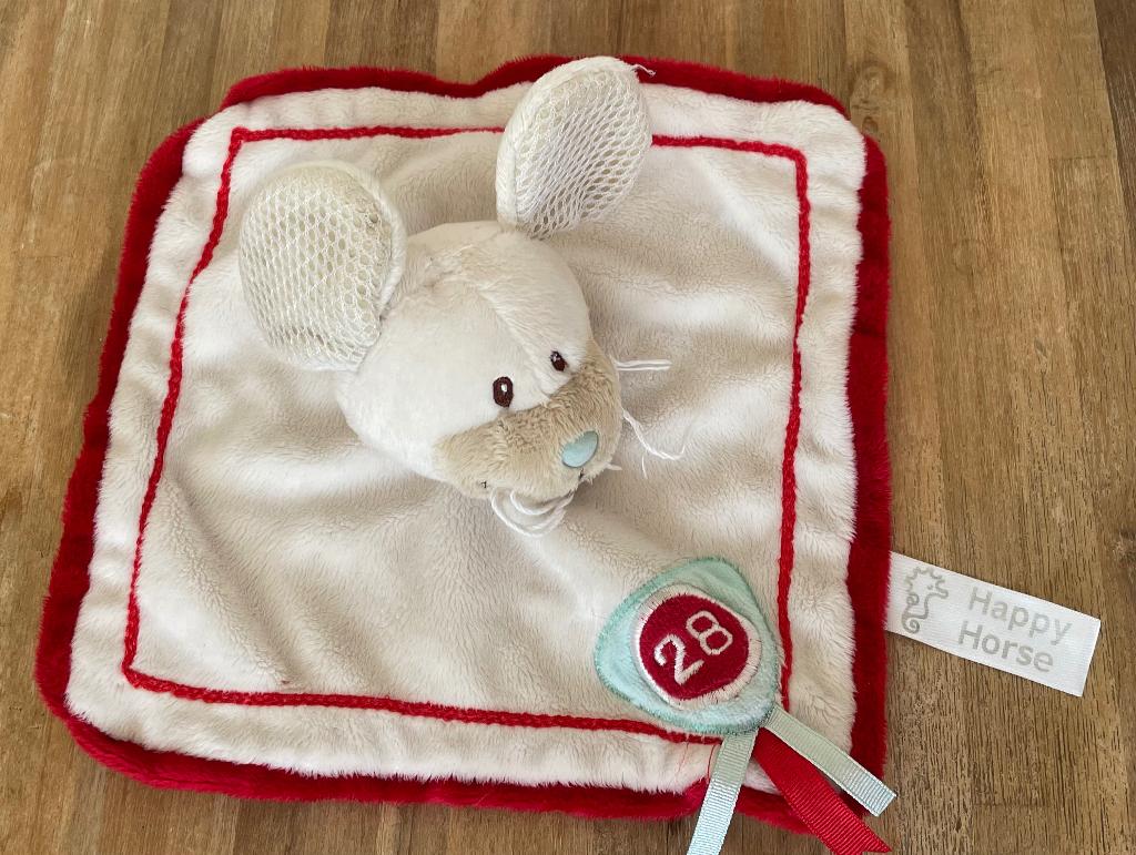 Happy Horse knuffel doekje nr 28, Kinderen en Baby's, Speelgoed | Knuffels en Pluche, Ophalen of Verzenden, Nieuw, Muis, Klein (minder dan 20 cm)