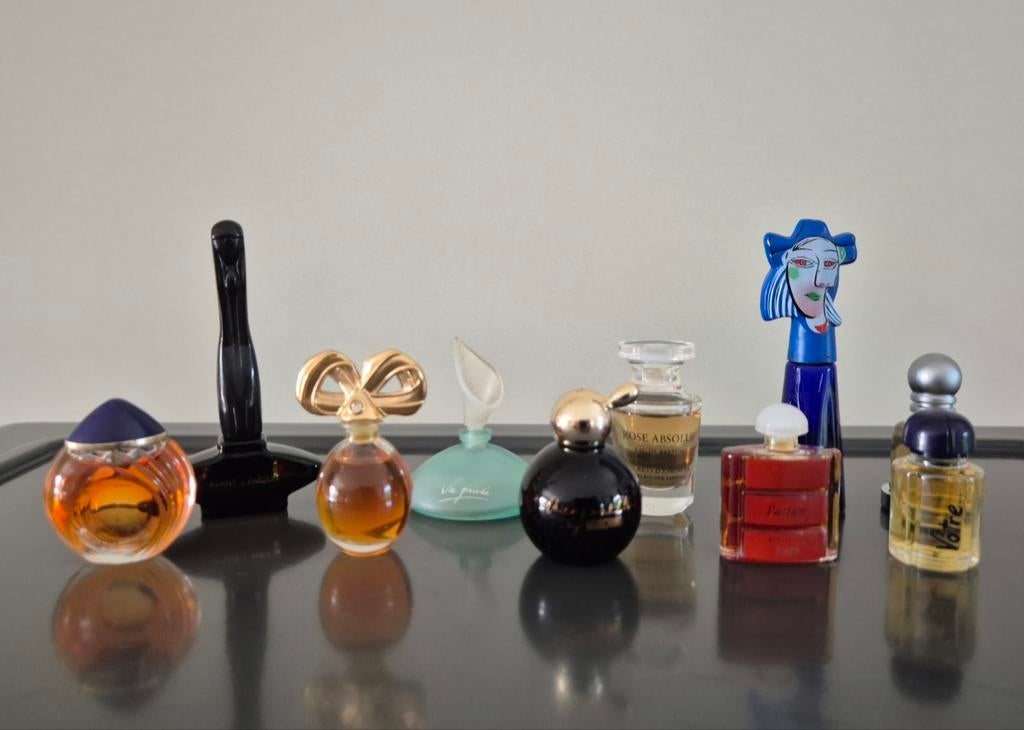 Set 10x Parfum Miniaturen (mix set nr 2), Ophalen of Verzenden, Zo goed als nieuw, Miniatuur