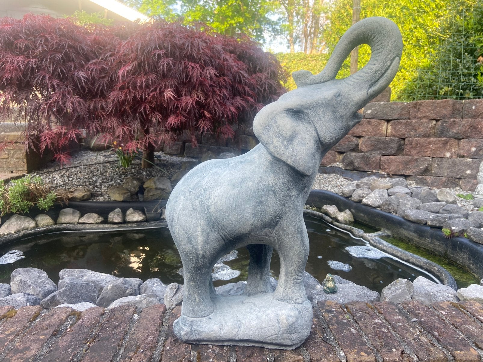 Olifant , hoogte 60cm, Ophalen, Nieuw, Beton, Dierenbeeld