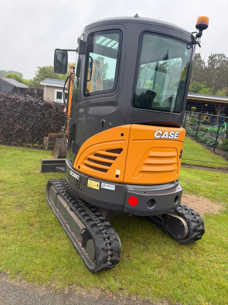 Als nieuwe Case Cx26C binnendraaier minigraver graafmachine, Zakelijke goederen, Machines en Bouw | Kranen en Graafmachines, Ophalen