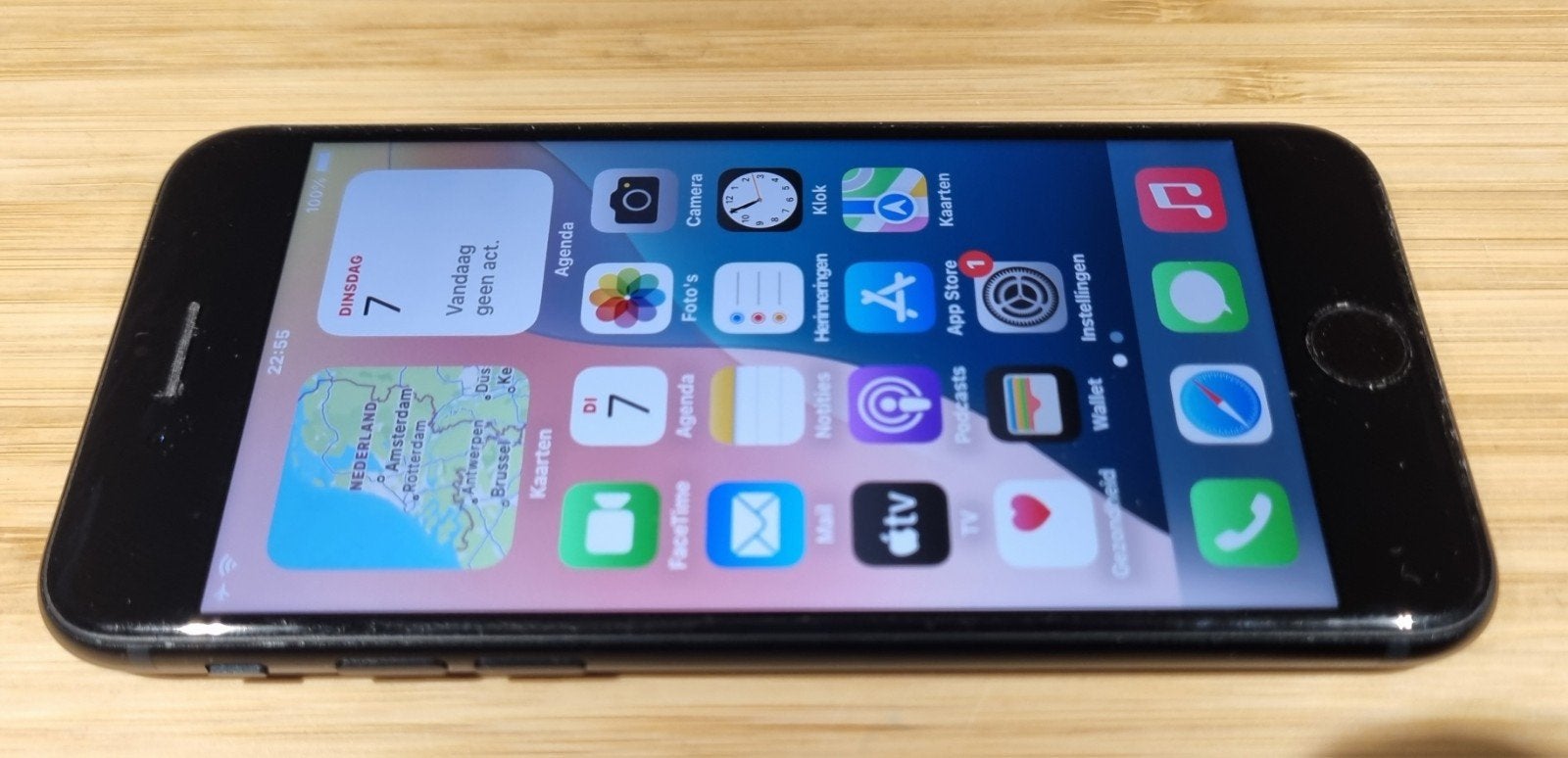Apple iPhone SE 2022 64GB Midnight - nieuwstaat, Telecommunicatie, Mobiele telefoons | Apple iPhone, Ophalen, 99 %, Zwart, Zo goed als nieuw
