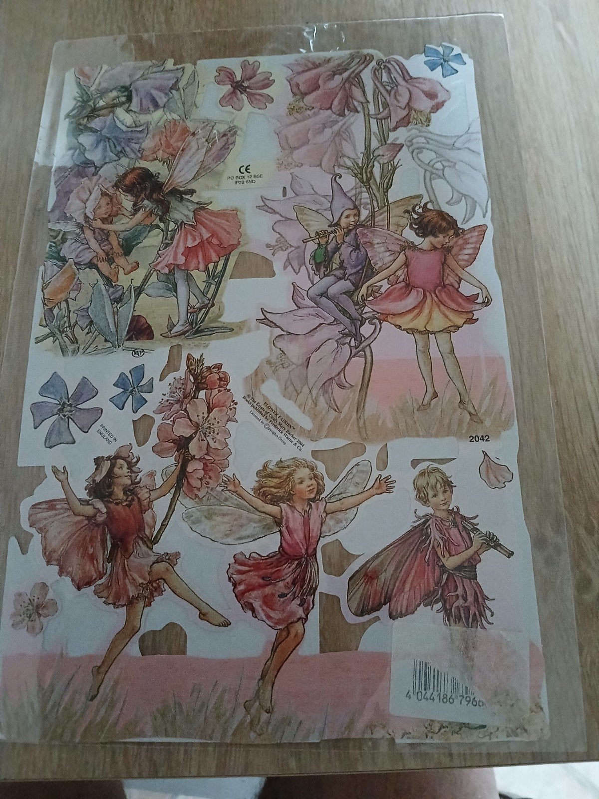 Pöezie Plaatjes Flower Fairy 1996, Ophalen of Verzenden