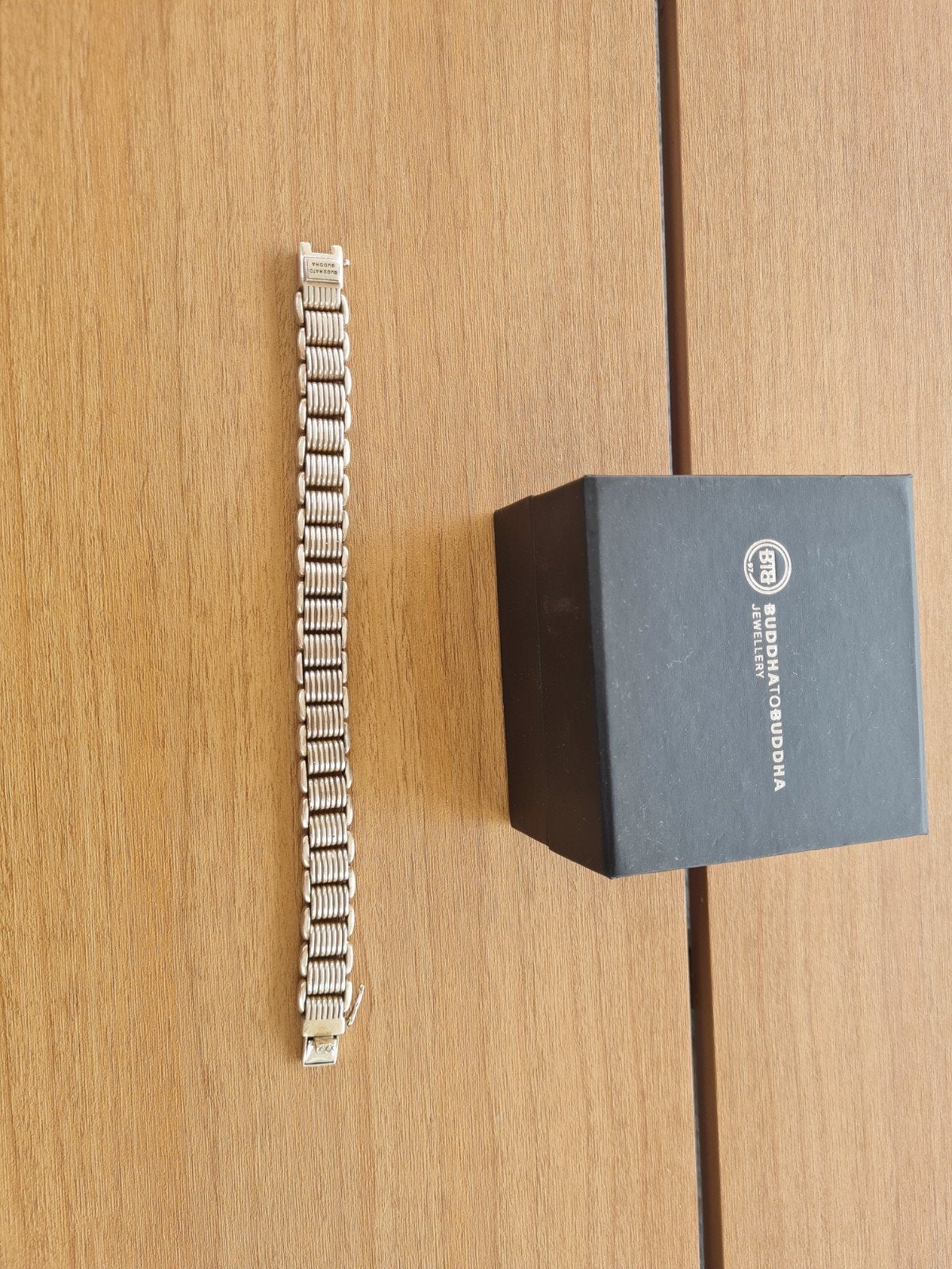 Armband buddha to buddha- speciale editie (22 cm), Ophalen of Verzenden, Zo goed als nieuw, Zilver, Zilver