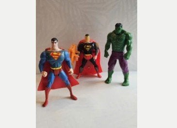 DC Comics Superman & Marvel Hulk Figuren, Ophalen of Verzenden, Gebruikt