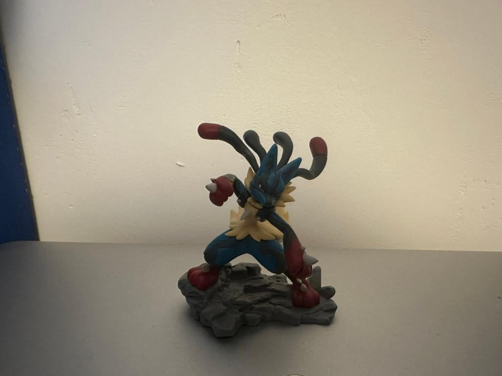 Mega lucario ex figuur van de figure collection Pokemon €20, Ophalen of Verzenden, Nieuw, Overige typen