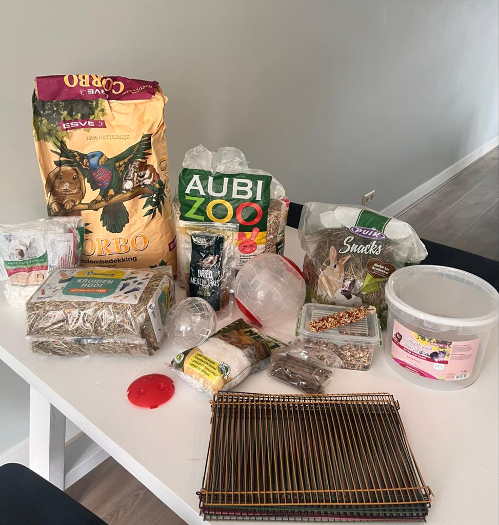 Hamster benodigdheden, Dieren en Toebehoren, Ophalen, Zo goed als nieuw, Verzorging