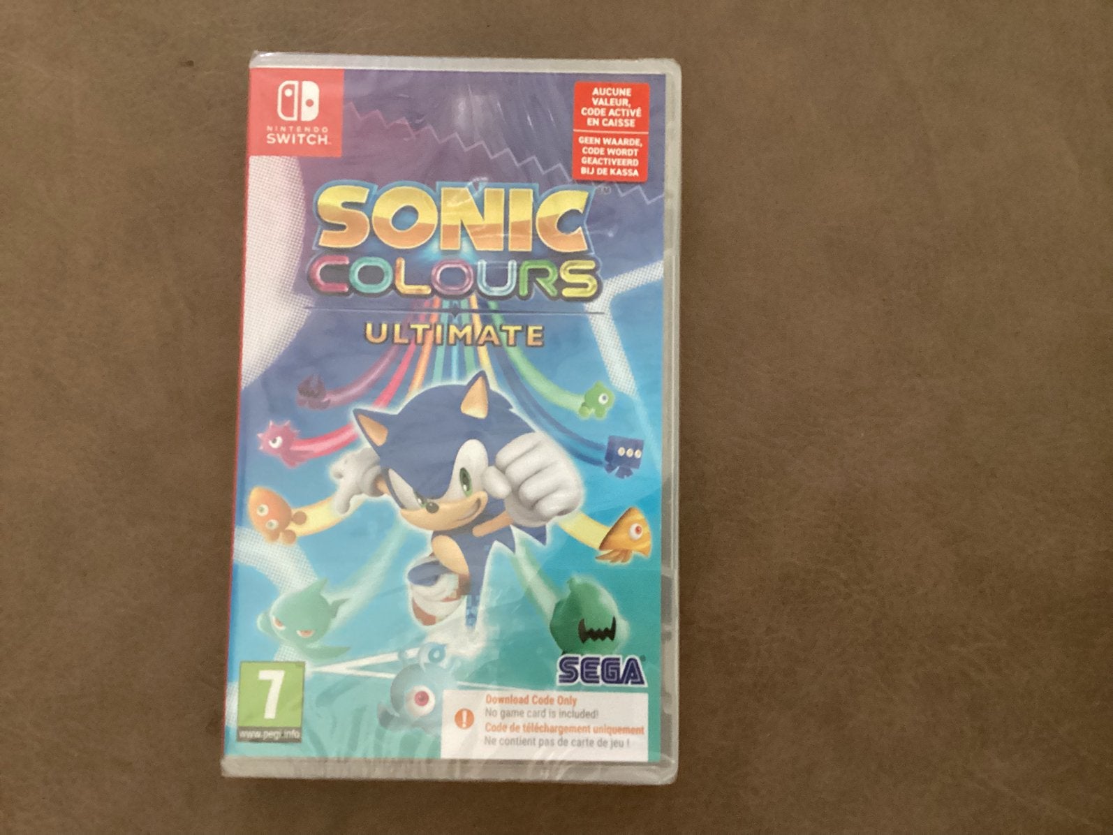 Sonic colours ultimate (met download code ) nieuw, Avontuur en Actie, 1 speler, Nieuw, Ophalen of Verzenden