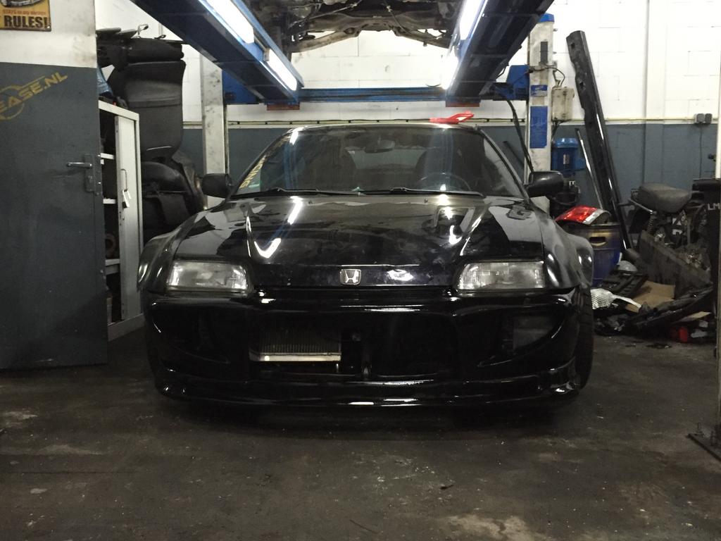 dragfront honda crx brede schermen en bumper, Ophalen, Voor, Honda, Bumper