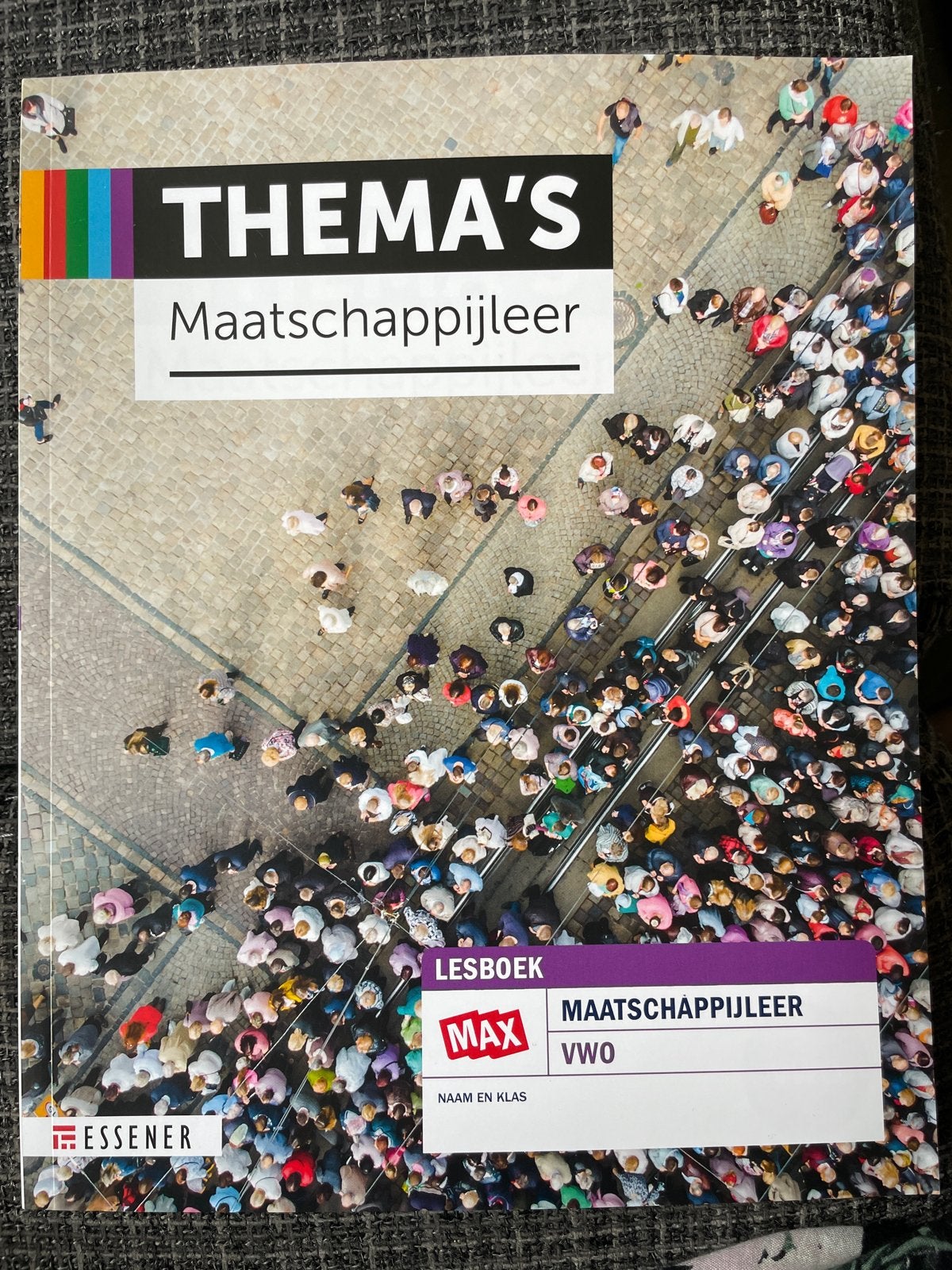 Nieuw Thema's Maatschappijleer VWO Lesboek - Essener, Boeken, Ophalen of Verzenden, Nieuw, VWO, Maatschappijleer