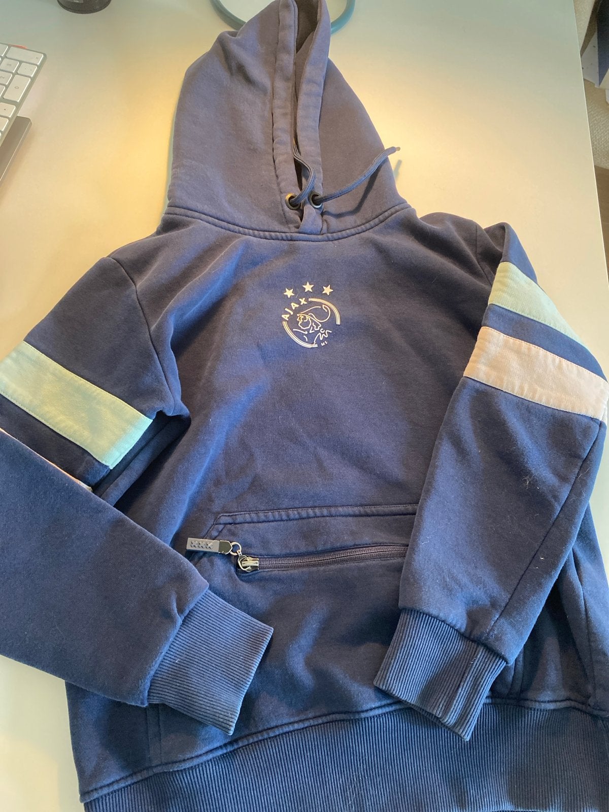 Ajax trui maat 152 in goede staat, Ophalen, Gebruikt, Jongen of Meisje, Trui of Vest