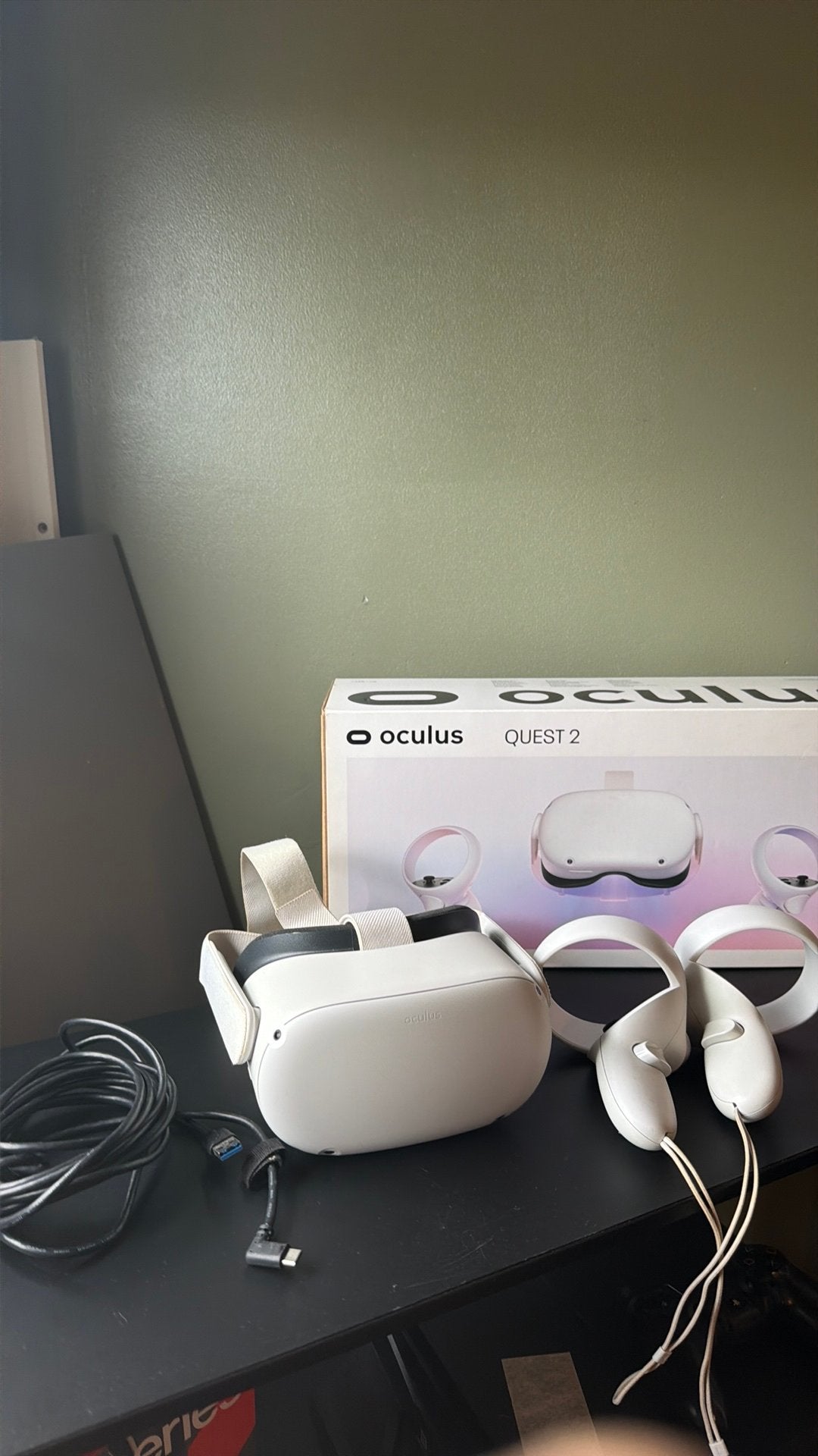 Oculus/Meta Quest 2 128gb wit, VR-bril, Ophalen of Verzenden, Zo goed als nieuw, Meta