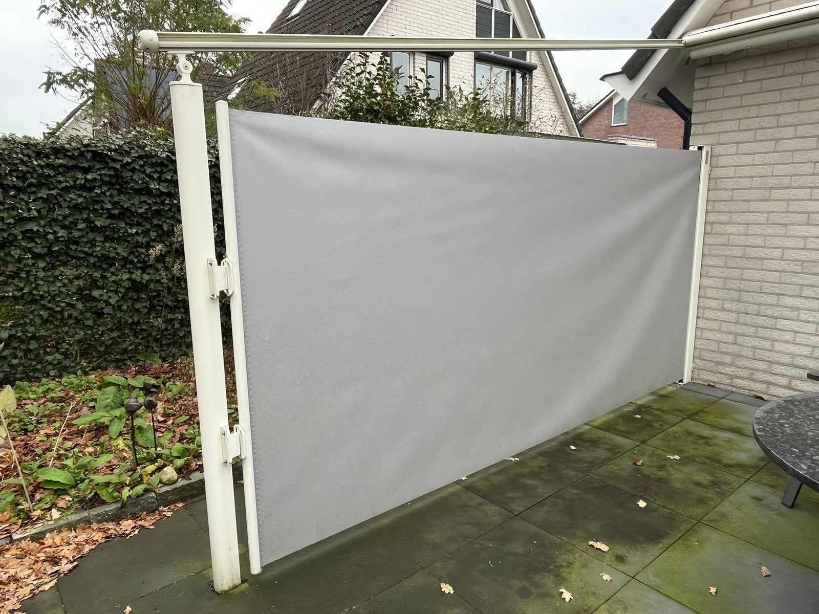 Weinor Paravento windscherm (4m lang, 1,87m hoog), Ophalen, Gebruikt, Aluminium, 200 cm of meer