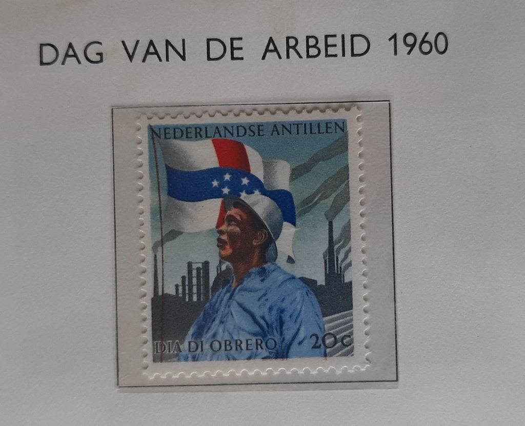 1960 Nederlandse Antillen Dag van de Arbeid Nvph Nr. 314, Ophalen