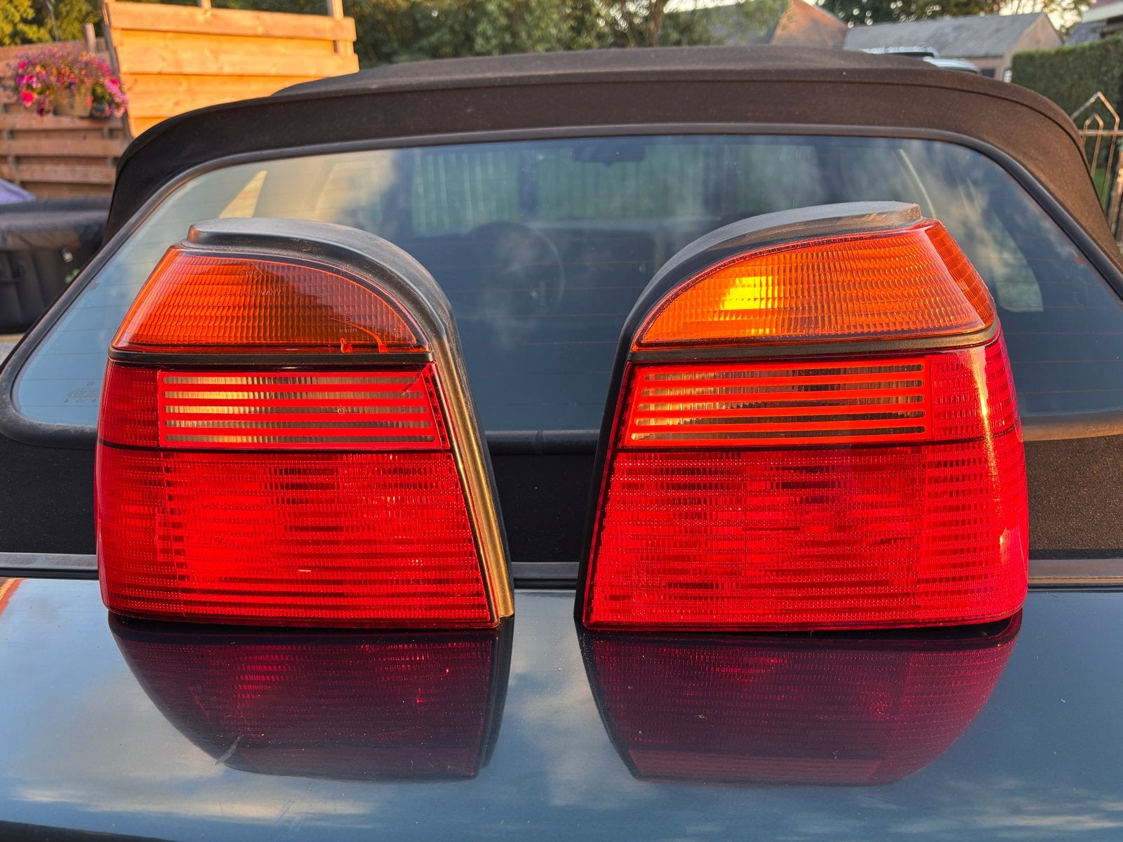 VW Golf 3 & Golf 3 Cabrio achterlichten (set), Ophalen of Verzenden, Gebruikt, Volkswagen