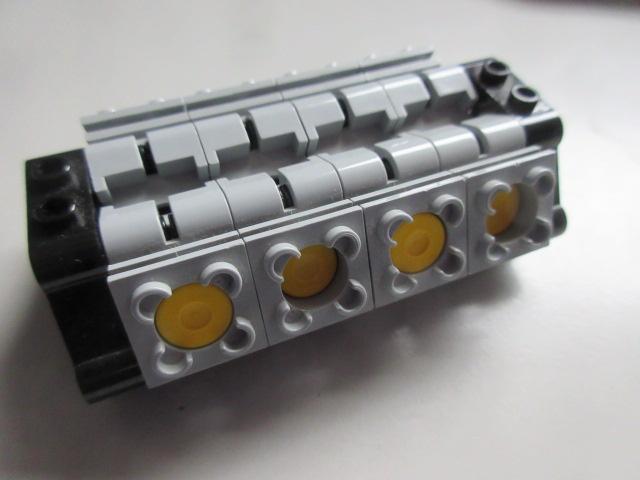 nr. 4370, Technic, 8 cylinder motorblok, Kinderen en Baby's, Speelgoed | Duplo en Lego, Zo goed als nieuw, Lego, Complete set