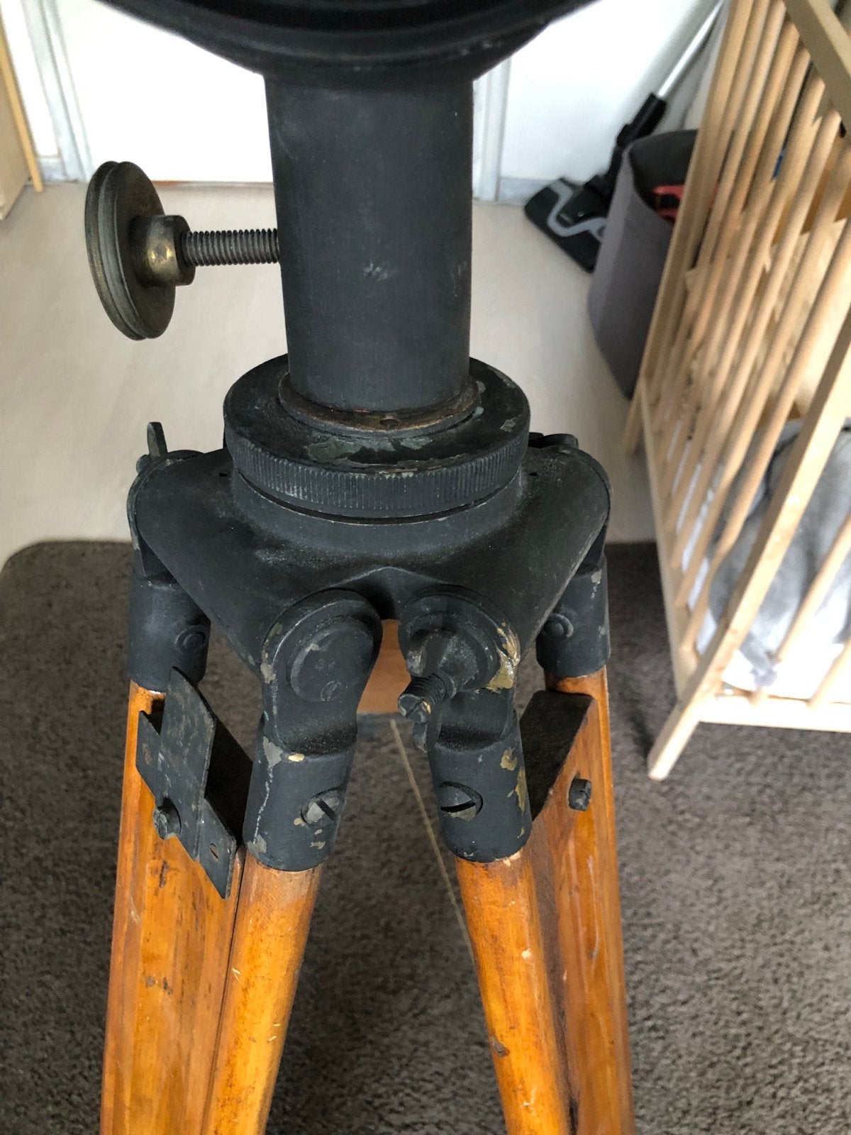 Vintage Lenzentelescoop met Statief - Gebruikt, Ophalen, Gebruikt, Lenzentelescoop (refractor), 80 tot 200 mm