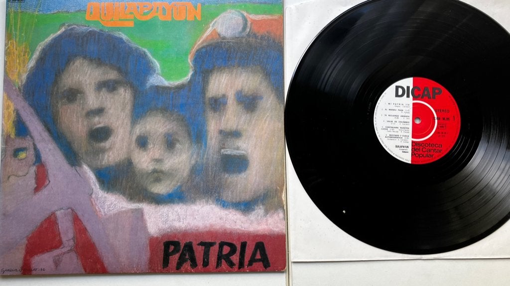 QUI1 Quilapayún - Patria (LP, 1976), LP, Ophalen of Verzenden, Zo goed als nieuw, Inclusief binnenhoes