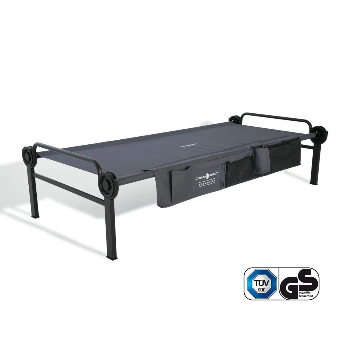 DISC-O-BED Single XLT Campingbed - blauw, Ophalen, Eenpersoons, Blauw, Zo goed als nieuw
