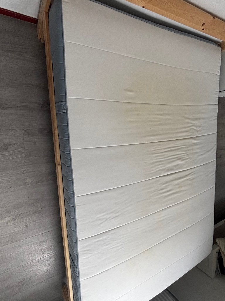 Mattress 140 x 200 cm, Ophalen, Gebruikt, Tweepersoons, 140 cm