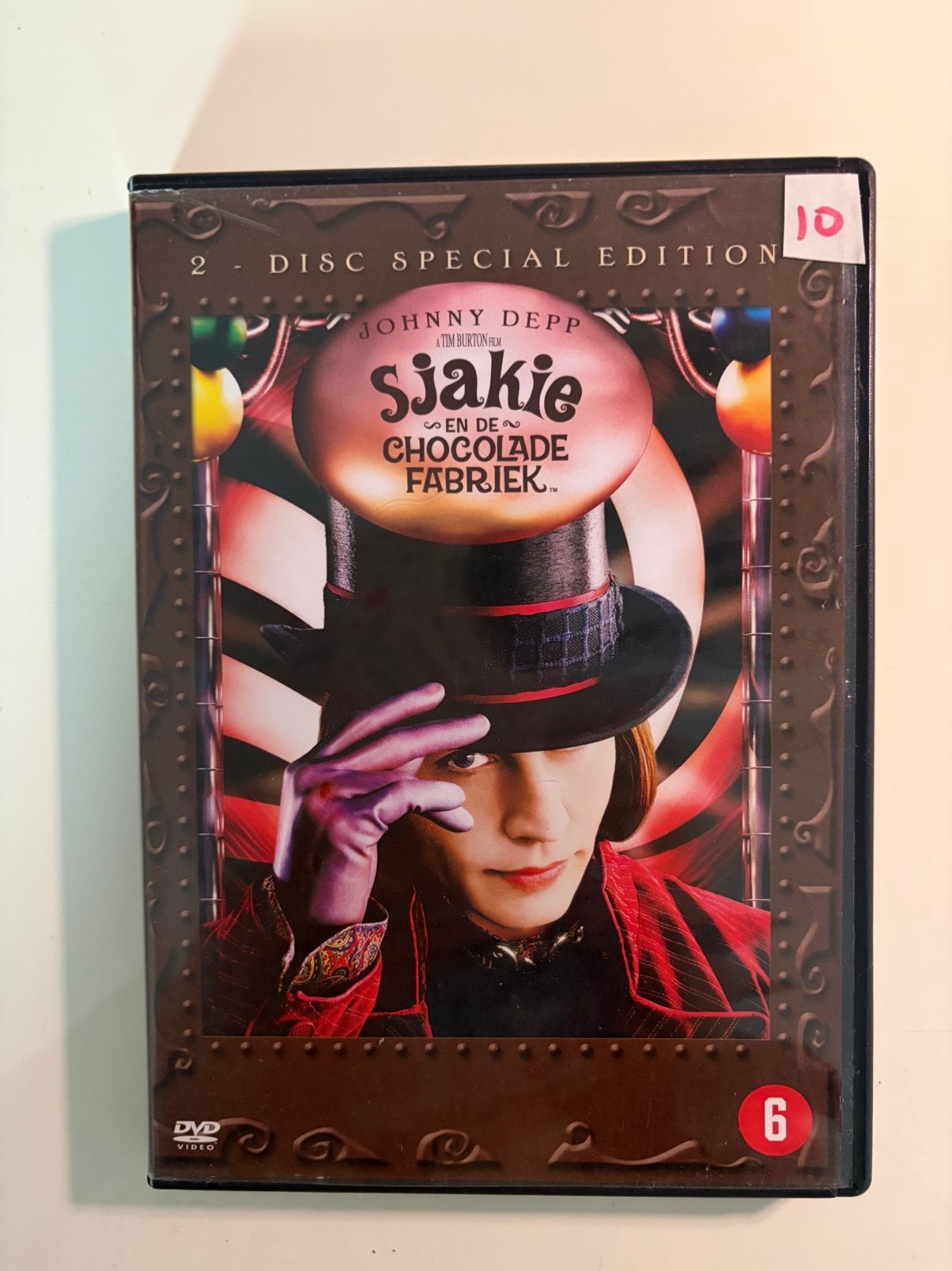 Sjakie en de chocoladefabriek johhny depp, Boxset, Fantasy, Ophalen of Verzenden, Zo goed als nieuw