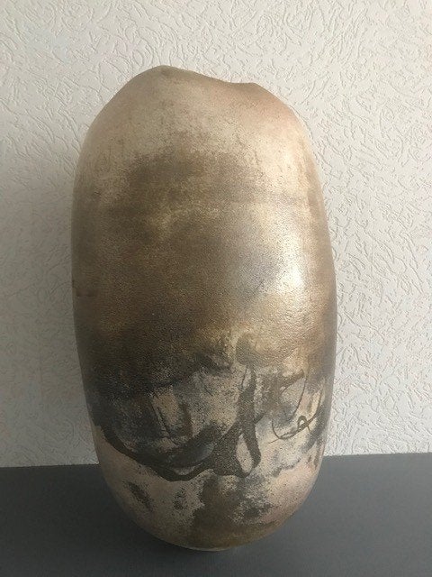 Mariet Schedler........ Roden, Drenthe (Utrecht 1935 - ), Ophalen, Meerkleurig, Vaas, Gemerkt