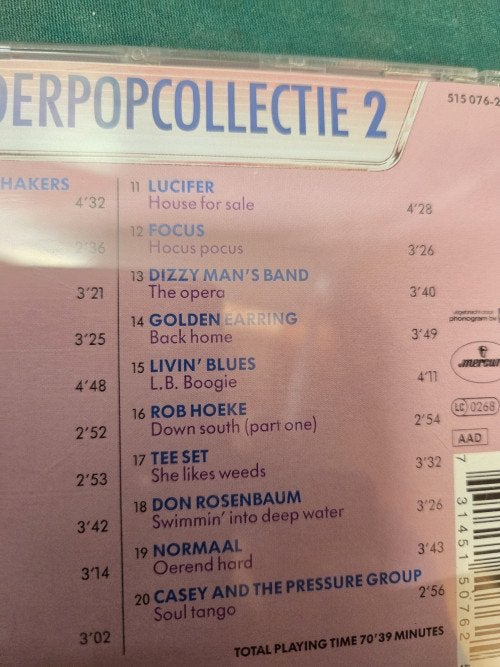 cd nederpopcollectie 2, Ophalen of Verzenden
