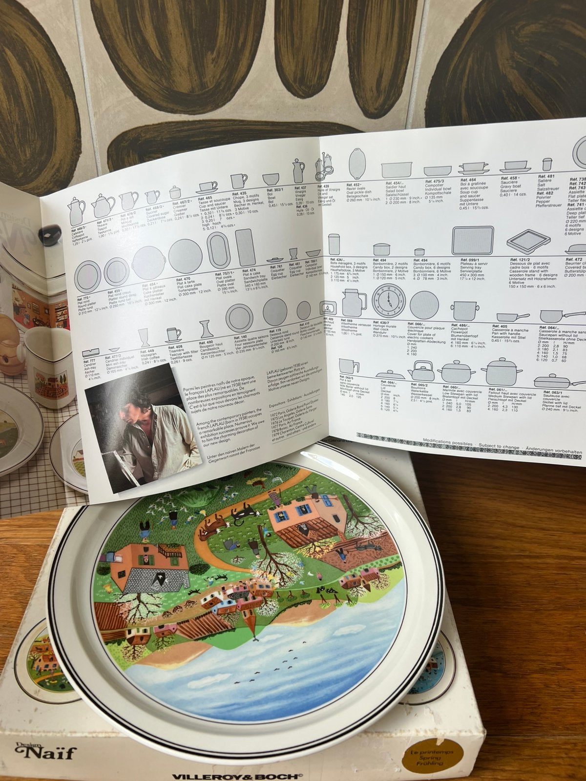 Vintage Villeroy & Boch Design Naif  Plate, Huis en Inrichting, Ophalen of Verzenden, Gebruikt