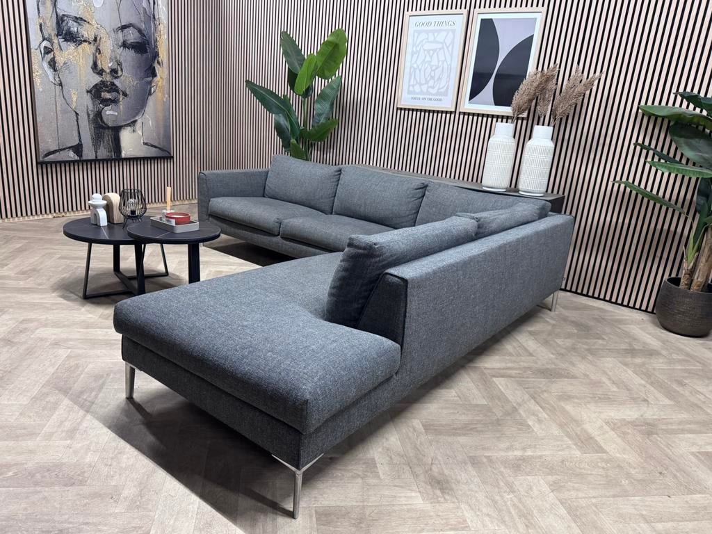ZGAN Design On Stock Heelz Hoekbank - Grijs - 267 x 260, Huis en Inrichting, 250 tot 300 cm, -, -, Hoekbank