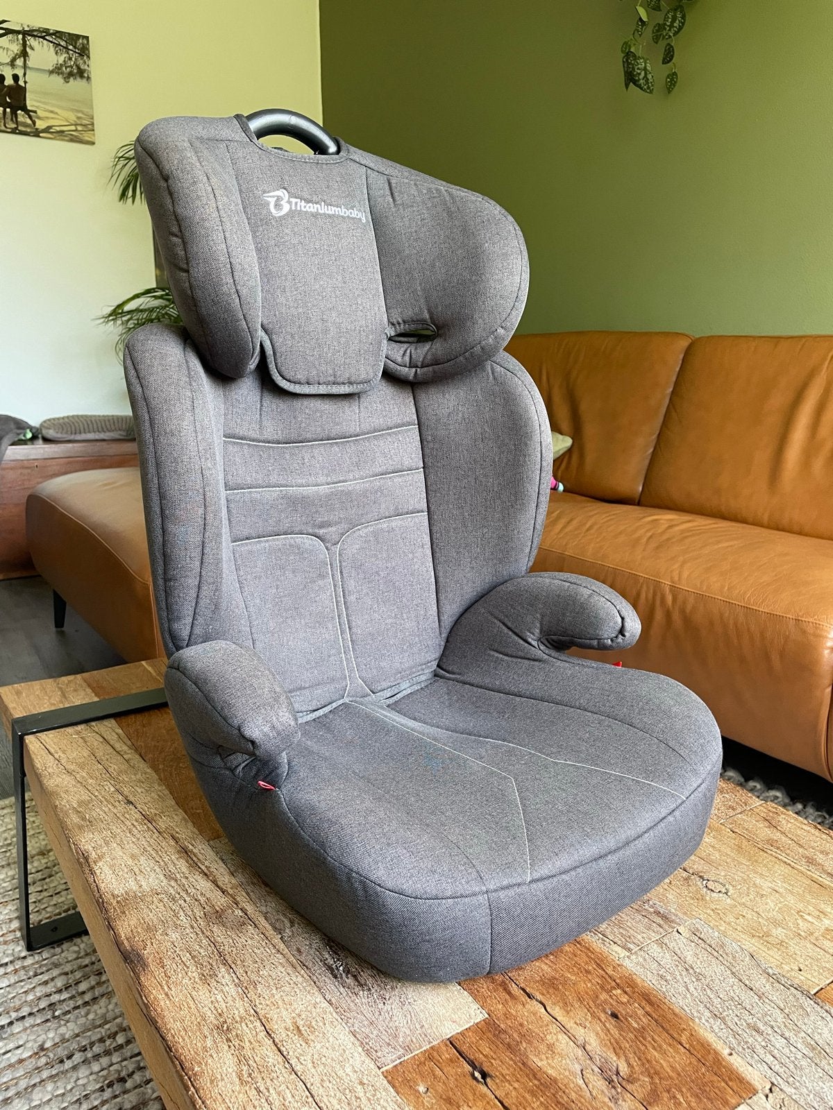 Titaniumbaby autostoel - grijs, 15 t/m 36 kg, Verstelbare rugleuning, Ophalen, Overige merken