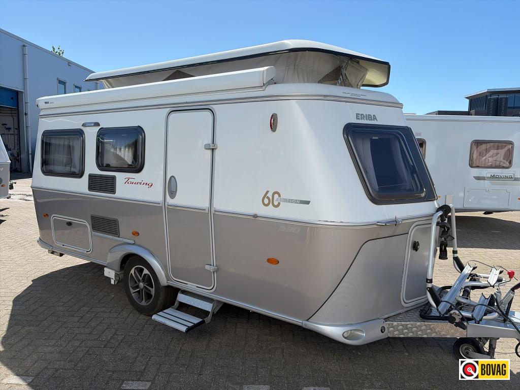 Eriba Touring Troll 530 '60 2020 MOVER, LUIFEL FIETSENREK, Caravans en Kamperen, Tot en met 2, Bedrijf, 750 - 1000 kg, 4 tot 5 meter