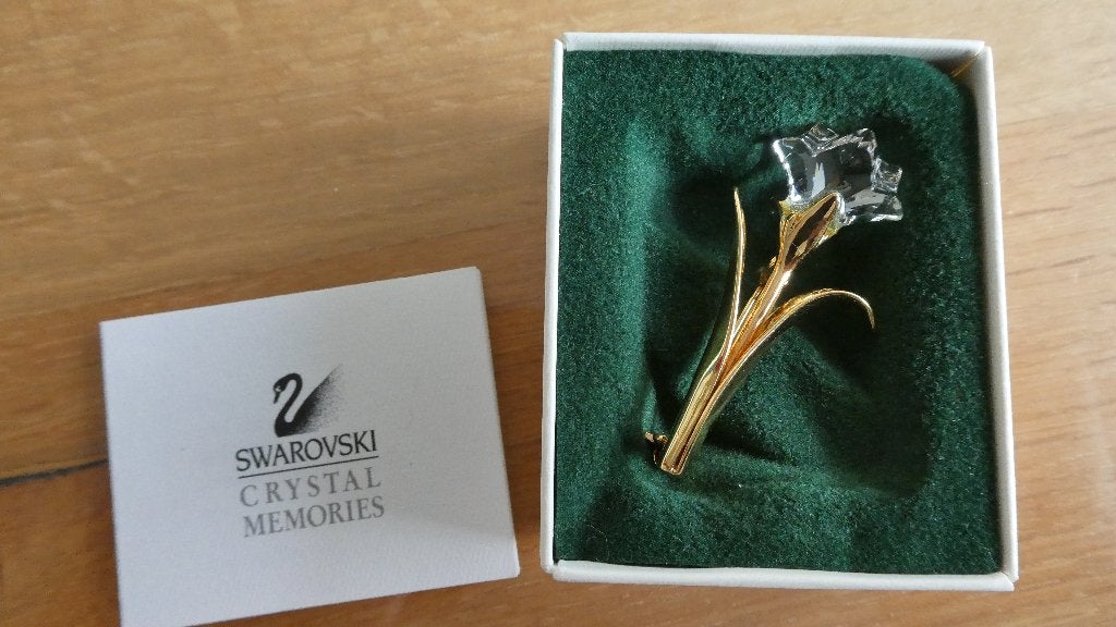 Swarovski broche, Verzamelen, Swarovski, Verzenden, Nieuw, Sieraad of Horloge