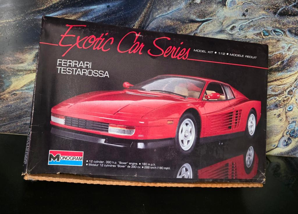 Monogram Ferrari Testarossa Modelbouw Kit 1:12, Hobby en Vrije tijd, Modelbouw | Auto's en Voertuigen, Ophalen of Verzenden, Groter dan 1:32