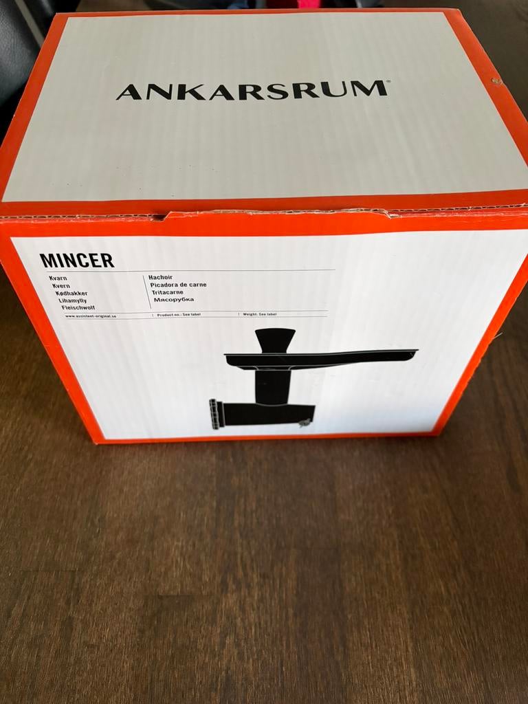 Ankarsrum vleesmolenset uitgebreid, Overige typen, Ophalen of Verzenden, Zo goed als nieuw, Overige merken