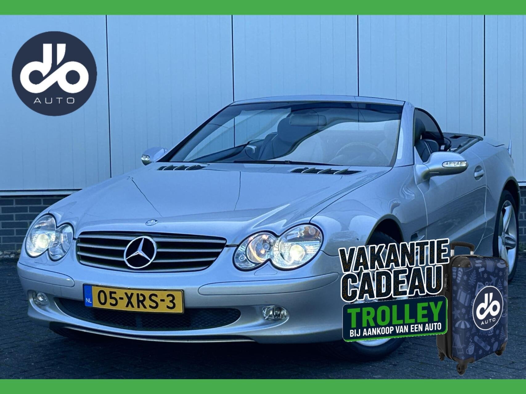 Mercedes SL-klasse 350 YOUNGTIMER I KEURIG NETTE STAAT I LEE, Auto's, Achterwielaandrijving, Gebruikt, Zwart, Automatische klimaatregeling