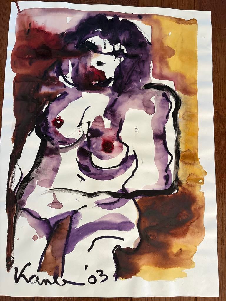 Kanbier - 2003, Antiek en Kunst, Kunst | Schilderijen | Modern, Ophalen of Verzenden