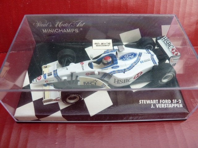 minichamps 1:43 Stewart Ford SF 2 Jos Verstappen, Ophalen of Verzenden, Zo goed als nieuw, Auto, MiniChamps